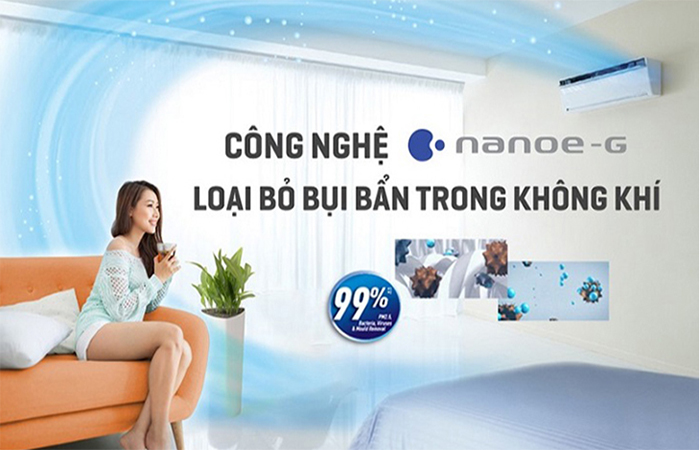 công nghệ lọc khí Nanoe-G trên điều hòa Panasonic